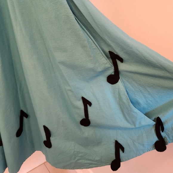 🎶80's Teal Dress🎶 - Picture 3 of 6